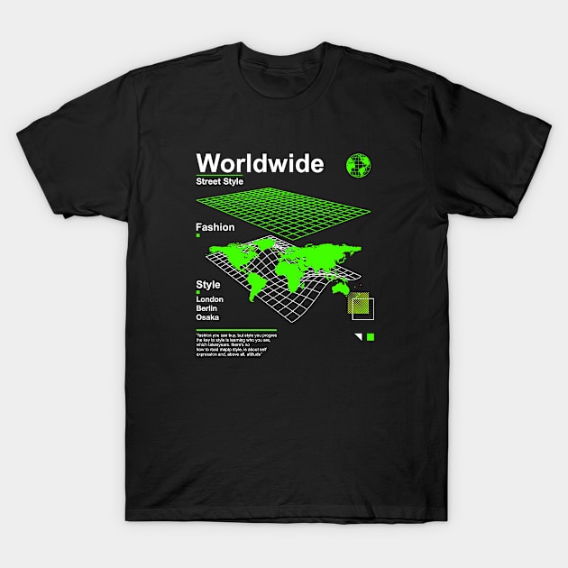 Worldwide Street Style Vintage T-Shirt by igzine